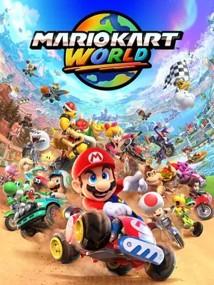 Portada de Mario Kart World
